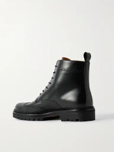 MR P. Jacques Waxed-Leather Brogue Boots - Men | Thumbnail 4 MR P. Jacques Waxed-Leather Brogue Boots - Men | Thumbnail 4