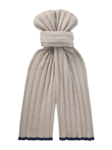 Brunello Cucinelli Ribbed Cashmere Scarf - Men | Thumbnail 1