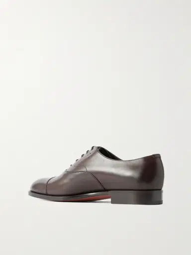 Edward Green Chelsea Cap-Toe Burnished-Leather Oxford Shoes - Men | Thumbnail 4