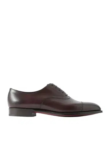 Edward Green Chelsea Cap-Toe Burnished-Leather Oxford Shoes - Men | Thumbnail 1