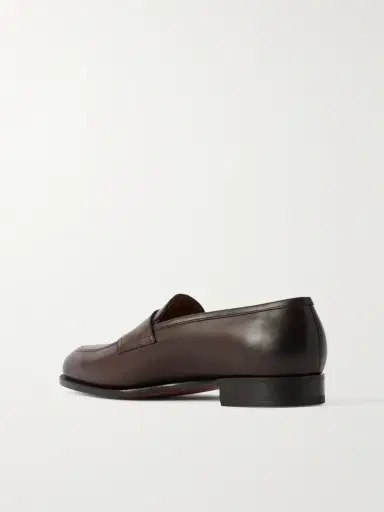 Edward Green Piccadilly Leather Penny Loafers - Men | Thumbnail 4