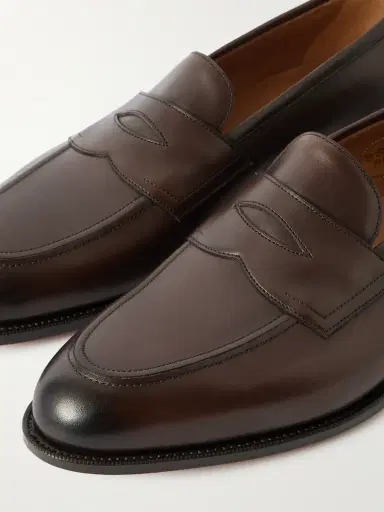 Edward Green Piccadilly Leather Penny Loafers - Men | Thumbnail 5