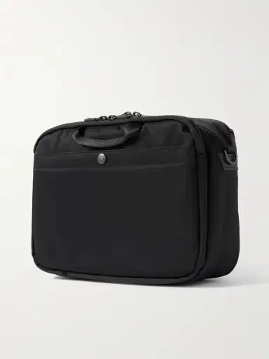Master-Piece Progress Leather-Trimmed Coated Nylon-Twill Messenger Bag - Men | Thumbnail 3 Master-Piece Progress Leather-Trimmed Coated Nylon-Twill Messenger Bag - Men | Thumbnail 3