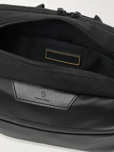 Master-Piece Progress Leather-Trimmed Coated Nylon-Twill Messenger Bag - Men | Thumbnail 5 Master-Piece Progress Leather-Trimmed Coated Nylon-Twill Messenger Bag - Men | Thumbnail 5