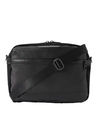 Master-Piece Progress Leather-Trimmed Coated Nylon-Twill Messenger Bag - Men | Thumbnail 1 Master-Piece Progress Leather-Trimmed Coated Nylon-Twill Messenger Bag - Men | Thumbnail 1