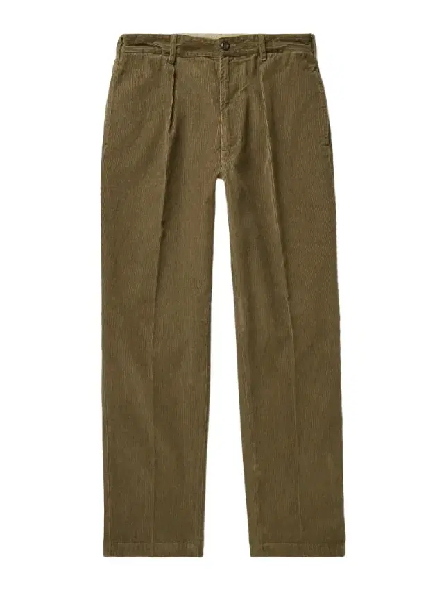 Drake's Games Tapered Pleated Cotton-Corduroy Trousers - Men