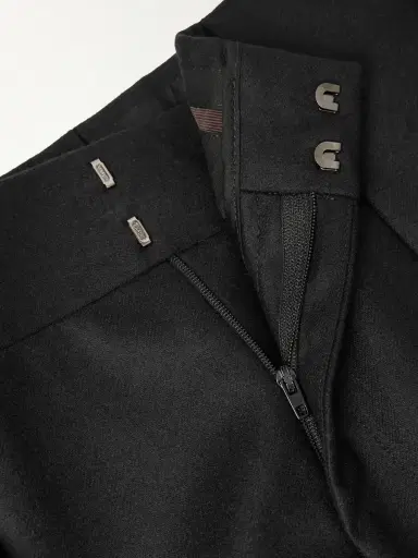 Zegna Straight-Leg Pleated Wool Trousers - Men | Thumbnail 6