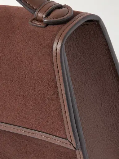 Hunting Season Small Leather-trimed Suede Tote | Thumbnail 4 Hunting Season Small Leather-trimed Suede Tote | Thumbnail 4