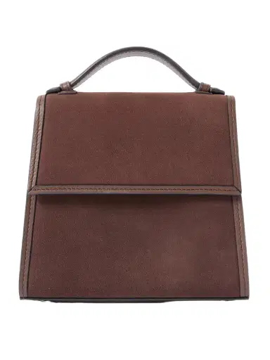 Hunting Season Small Leather-trimed Suede Tote | Thumbnail 1 Hunting Season Small Leather-trimed Suede Tote | Thumbnail 1