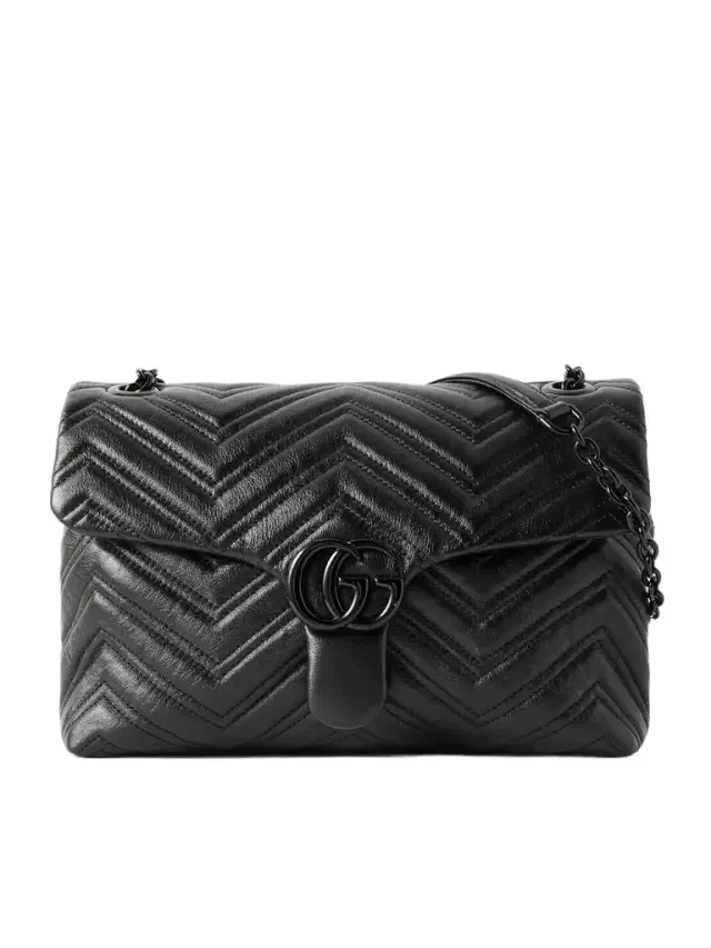 Gg Marmont Quilted Leather Shoulder Bag