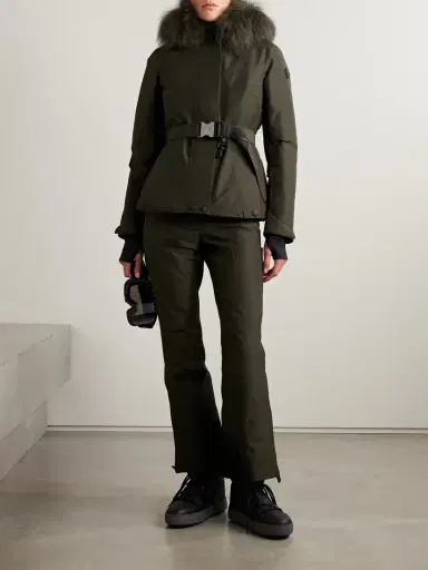 Moncler Grenoble Laplance Shearling-trimmed Belted Gore-tex Down Jacket | Thumbnail 2