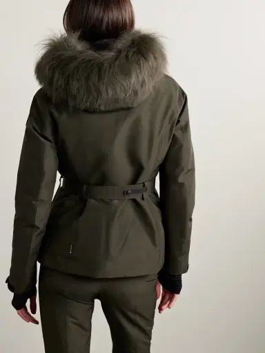 Moncler Grenoble Laplance Shearling-trimmed Belted Gore-tex Down Jacket | Thumbnail 3
