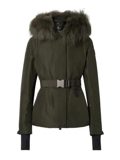 Moncler Grenoble Laplance Shearling-trimmed Belted Gore-tex Down Jacket | Thumbnail 1