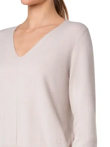 Akris V-Neck Cashmere Sweater | Thumbnail 3