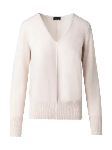 Akris V-Neck Cashmere Sweater | Thumbnail 1