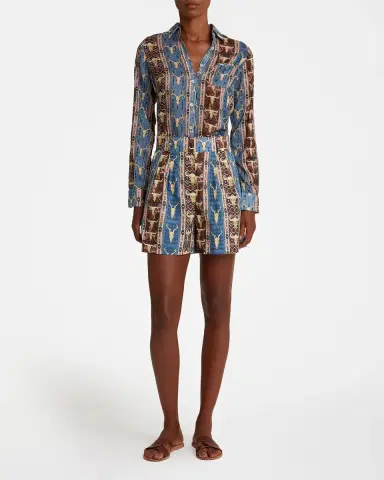 Emporio Sirenuse Beatrice Shorts in Arizona Print | Thumbnail 8 Emporio Sirenuse Beatrice Shorts in Arizona Print | Thumbnail 8
