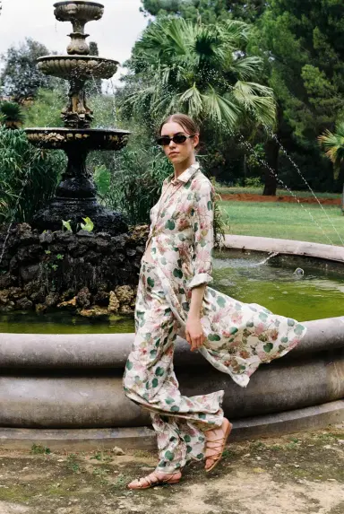 Emporio Sirenuse Blair Trousers in Dragonfly Print | Thumbnail 5
