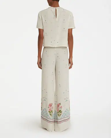 Emporio Sirenuse Blair Trousers in Indian Rose Print | Thumbnail 4