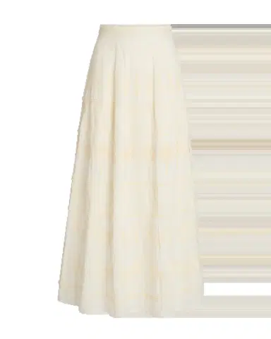Emporio Sirenuse Camille Skirt with Greek Rooster Embroidery | Thumbnail 5 Emporio Sirenuse Camille Skirt with Greek Rooster Embroidery | Thumbnail 5