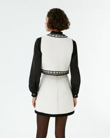 Emporio Sirenuse Clara Vest in Floral Quilt | Thumbnail 4