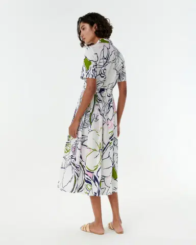 Emporio Sirenuse Claudia Dress in Calypso Print | Thumbnail 3 Emporio Sirenuse Claudia Dress in Calypso Print | Thumbnail 3