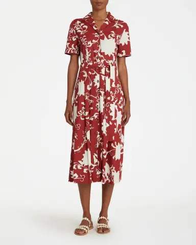 Emporio Sirenuse Claudia Dress in Flower Screen Print | Thumbnail 4 Emporio Sirenuse Claudia Dress in Flower Screen Print | Thumbnail 4