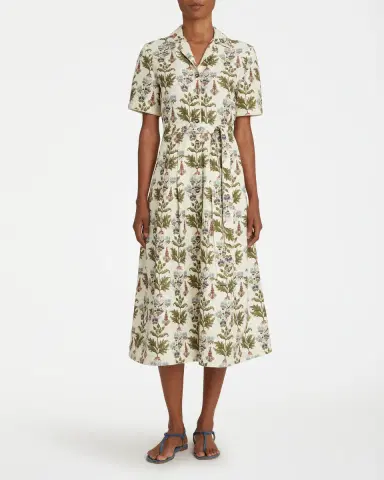 Emporio Sirenuse Claudia Dress in Persian Botanic Print | Thumbnail 2 Emporio Sirenuse Claudia Dress in Persian Botanic Print | Thumbnail 2