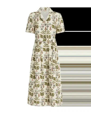 Emporio Sirenuse Claudia Dress in Persian Botanic Print | Thumbnail 1 Emporio Sirenuse Claudia Dress in Persian Botanic Print | Thumbnail 1