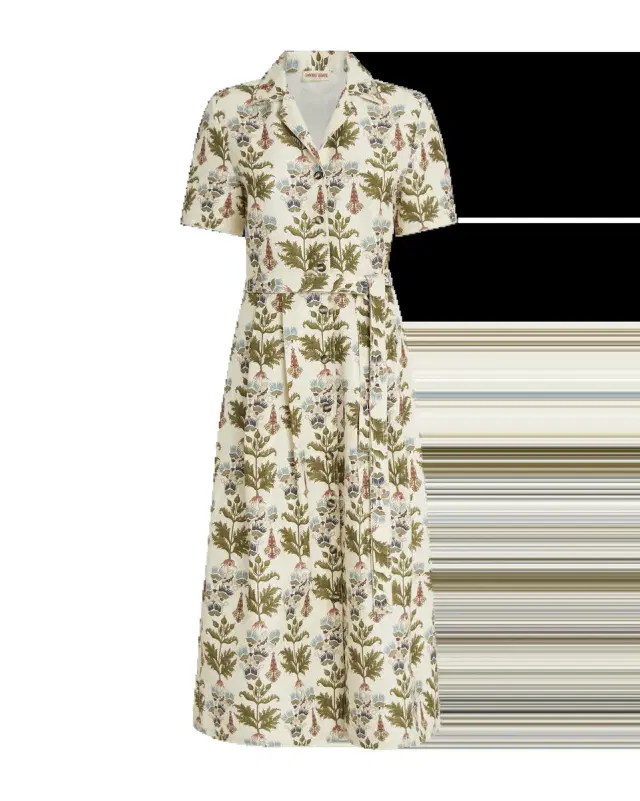 Claudia Dress in Persian Botanic Print