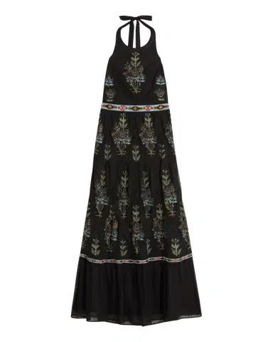 Emporio Sirenuse Clelia Dress with Agra Embroidery | Thumbnail 1 Emporio Sirenuse Clelia Dress with Agra Embroidery | Thumbnail 1