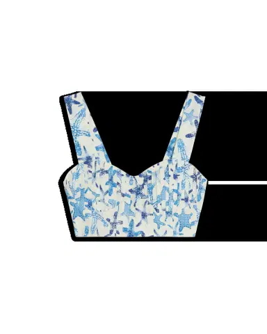Emporio Sirenuse Dalia Top In Sea Stars | Thumbnail 1 Emporio Sirenuse Dalia Top In Sea Stars | Thumbnail 1