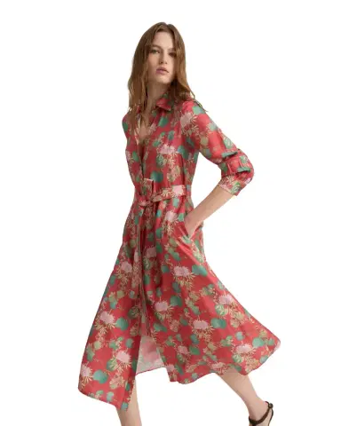 Emporio Sirenuse Fabrizia Dress in Dragonfly Print | Thumbnail 1 Emporio Sirenuse Fabrizia Dress in Dragonfly Print | Thumbnail 1