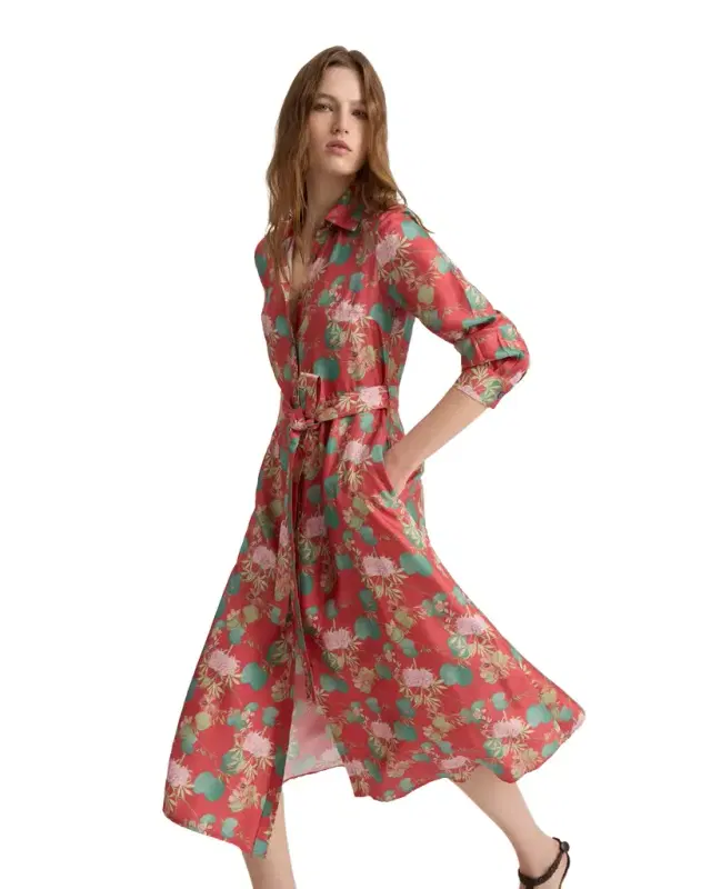 Fabrizia Dress in Dragonfly Print