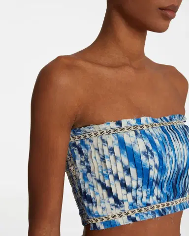 Emporio Sirenuse Flavia Top With Tie Dye Embroidery | Thumbnail 11 Emporio Sirenuse Flavia Top With Tie Dye Embroidery | Thumbnail 11