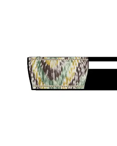 Emporio Sirenuse Flavia Top With Tie Dye Embroidery | Thumbnail 1 Emporio Sirenuse Flavia Top With Tie Dye Embroidery | Thumbnail 1