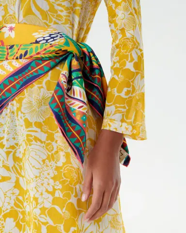 Emporio Sirenuse Foulard in Louis Barthélemy Print | Thumbnail 3 Emporio Sirenuse Foulard in Louis Barthélemy Print | Thumbnail 3