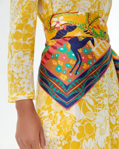 Emporio Sirenuse Foulard in Louis Barthélemy Print | Thumbnail 1 Emporio Sirenuse Foulard in Louis Barthélemy Print | Thumbnail 1