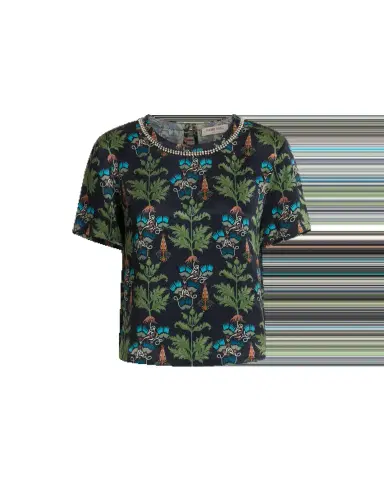 Emporio Sirenuse Gabrielle Top in Persian Botanic Print | Thumbnail 2 Emporio Sirenuse Gabrielle Top in Persian Botanic Print | Thumbnail 2