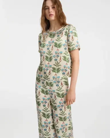 Emporio Sirenuse Gabrielle Top in Persian Botanic Print | Thumbnail 7 Emporio Sirenuse Gabrielle Top in Persian Botanic Print | Thumbnail 7