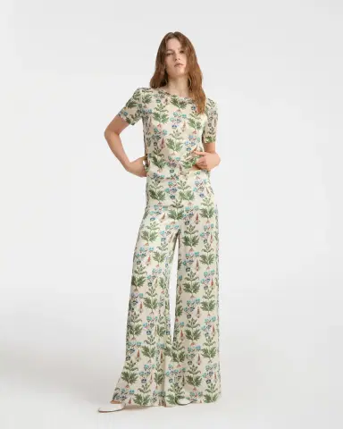 Emporio Sirenuse Gabrielle Top in Persian Botanic Print | Thumbnail 9 Emporio Sirenuse Gabrielle Top in Persian Botanic Print | Thumbnail 9