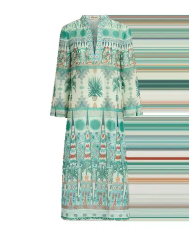 Emporio Sirenuse Giada Caftan in Tribal Botanic Print | Thumbnail 5