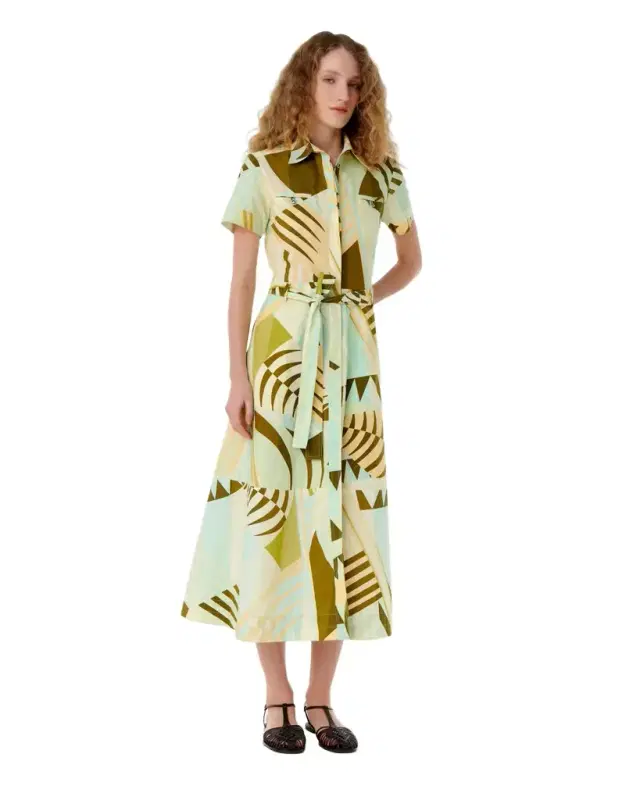 Emporio Sirenuse Giselle Dress in Pagoda Print