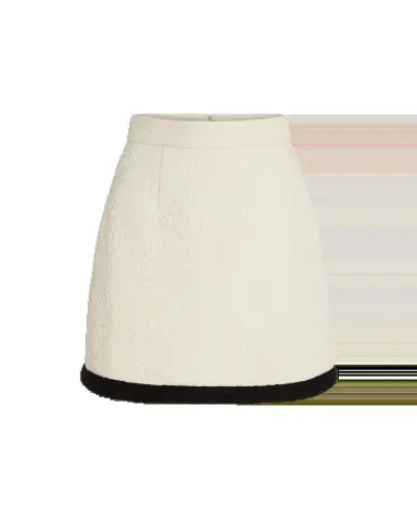 Emporio Sirenuse Giuliana Skirt in Floral Quilt | Thumbnail 6