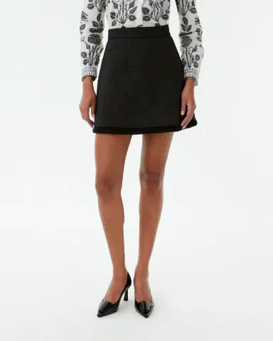 Emporio Sirenuse Giuliana Skirt in Floral Quilt | Thumbnail 9