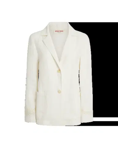 Emporio Sirenuse Grace Jacket with Palm Embroidery | Thumbnail 2 Emporio Sirenuse Grace Jacket with Palm Embroidery | Thumbnail 2