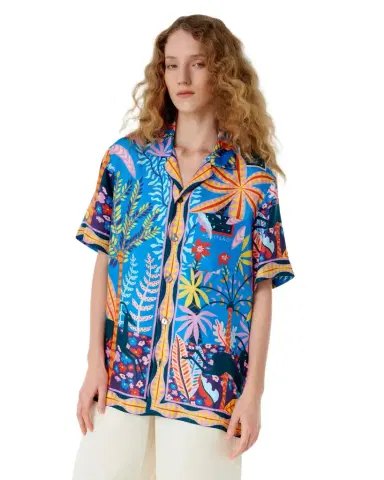 Emporio Sirenuse Hawaiian Shirt in Louis Barthélemy Print | Thumbnail 1 Emporio Sirenuse Hawaiian Shirt in Louis Barthélemy Print | Thumbnail 1