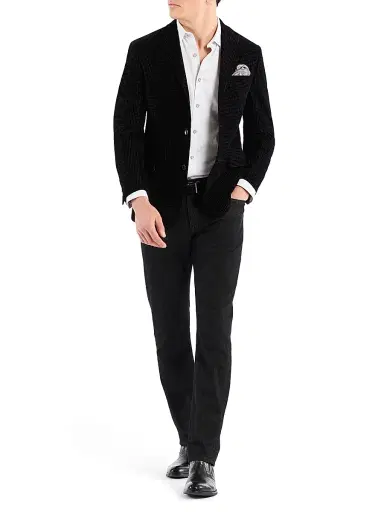 Robert Graham Men's Colden Houndstooth Sportcoat - Black - Size 40 | Thumbnail 2 Robert Graham Men's Colden Houndstooth Sportcoat - Black - Size 40 | Thumbnail 2