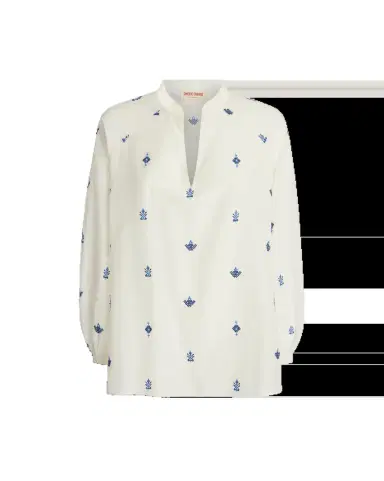 Emporio Sirenuse Ilizia Shirt with Astragal Embroidery | Thumbnail 5 Emporio Sirenuse Ilizia Shirt with Astragal Embroidery | Thumbnail 5