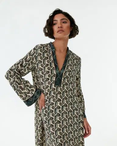 Emporio Sirenuse Jenna Caftan in Kamares Print | Thumbnail 8 Emporio Sirenuse Jenna Caftan in Kamares Print | Thumbnail 8