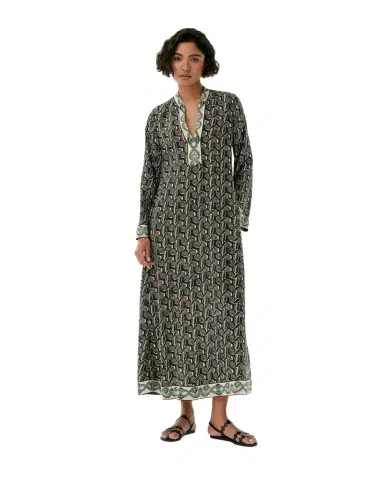 Emporio Sirenuse Jenna Caftan in Kamares Print | Thumbnail 1 Emporio Sirenuse Jenna Caftan in Kamares Print | Thumbnail 1